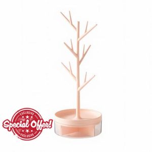 MENGCOOL Jewellery Stand 3 in 1 Jewelry Tree Necklace Bracelet Display Holder Jewellery Organiser Stand for Necklaces Bracelets Rings Earrings and Watches