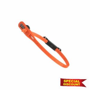 Hiplok Z LOK COMBO Bike Lock/Motorbike Helmet Lock. 3 Digit Code. Steel Core & 45cm Locking Length. Optional Bracke