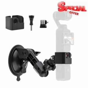 BOXOB Suction Cup for DJI Osmo Pocket 3 Car Mount