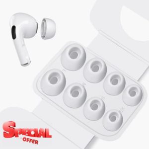 HEEKIM Replacement Ear Tips for Airpods Pro/Airpods Pro 2 with Noise Reduction Hole
