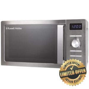 Russell Hobbs Stainless Steel Digital Microwave 20 Litre 800W Solo Digital with 5 Power Levels