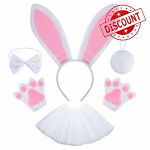 6 Pcs Easter Bunny Costume Set