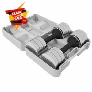SPORTNOW Adjustable Dumbbells Set with 4 x 1.5kg Detachable Weights and Storage Box