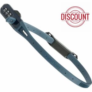 Hiplok Z LOK COMBO Bike Lock/Motorbike Helmet Lock. 3 Digit Code. Steel Core & 45cm Locking Length. Optional Bracke