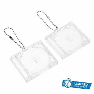 Vaguelly Keychain Pendant Diy Acrylic Mini Cd Fan Keychain Pull Keychain for Fan Orname