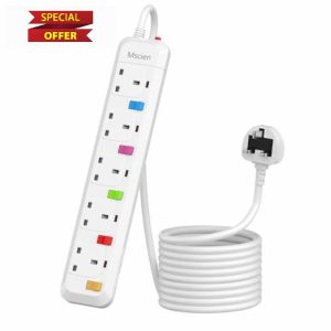 6M Long Extension Lead with Switches