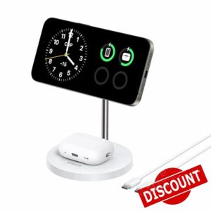 Anker MagGo 2-in-1 Wireless Charging Station