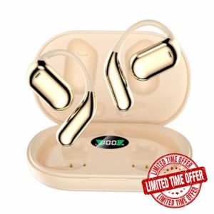Ultra Open Ear Headphones - Bone Conduction Earphones Wireless Bluetooth 5.4