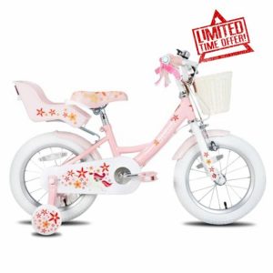 STITCH Unicorn 16 Inch Girls Bike for 4-7 Years Old Kids
