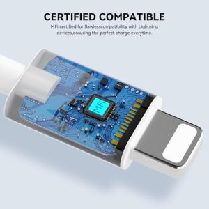 4Pack [Apple MFi Certified] Lightning to USB Fast Charging for iphone Lead 1/1/2/2M