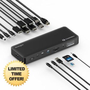 Kensington SD5920T EQ Thunderbolt 4 Quad 4K Hybrid Dock with DisplayLink Technology