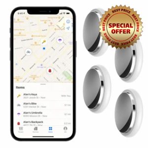 Cosmic Technologies UK - Air Tracker Tag Item Finder - 4 Pack