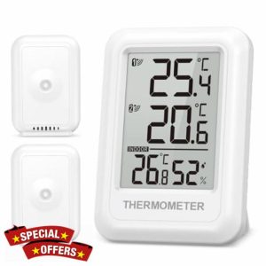 Brifit Indoor Outdoor Thermometer Hygrometer