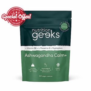 Ashwagandha KSM 66 Complex - 3000mg Enhanced with Amino Acids & Vitamin B6 for Sleep Aid & Calm (2 Month Supply) - Capsules with 250mg Extract