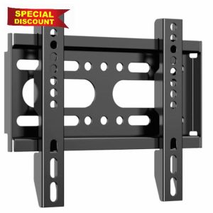 JXMTSPW Fixed TV Wall Bracket for 14-42" Screen Monitor TV Bracket Low Profile