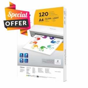 Fellowes 120pk A4 Laminating Pouches