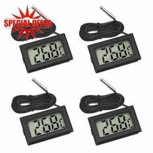 4 Pcs Digital Thermometer Temperature