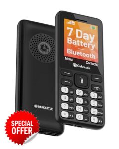 Oakcastle SIM free Unlocked Mobile Phone | Pay As You Go Mobile with Dual SIM & SD Card Slots | Basic Mobile with Bluetooth