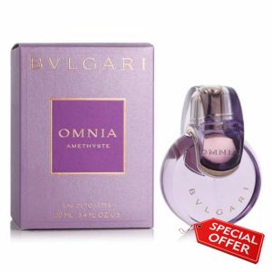 Bvlgari Omnia Amethyst Eau De Toilette EDT Spray 3.4 fl oz (100 ml)