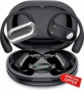 EUQQ Open Ear Headphones - 5.4 Bluetooth Earphones for Running