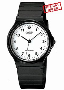 Casio braceletuhr MQ-24-7BLLEG (B x H) 33.80mm x 38.80mm Black casematerial=Kunstharz Material