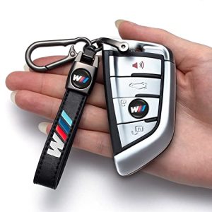 Leather Car Keychain Keyring/4pc Car Tire Dust Cap Combo