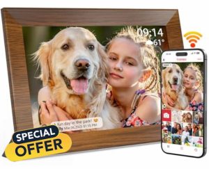 Frameo 10.1 Inch WiFi Digital Picture Frame with 1280 * 800P IPS Touch Screen HD Disply