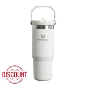 Stanley Iceflow Flip Straw Water Bottle With Straw 0.89L - Keeps Cold For 12+ Hours - Easy To Carry - Dishwasher Safe - Stainless Steel Thermal Flask - BPA-Free Travel Mug - Fros
