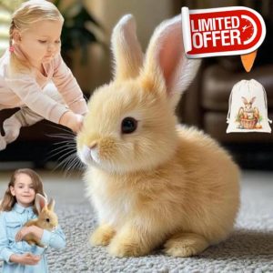 Easter Toys Gifts for Kids Toddlers Interactive Rabbit Toy with Carrot