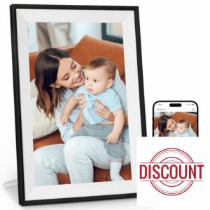 AEEZO 32GB Digital Picture Frame WLAN 10.1 Inches