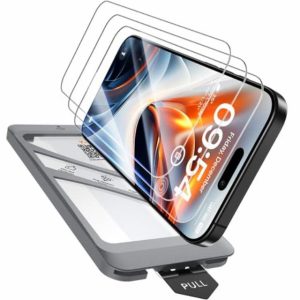 TAURI 4 in 1 Designed for iPhone 16 Pro Max Screen Protector