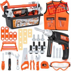 Vanplay Boys Toys Kids Tool Set with Tool Box