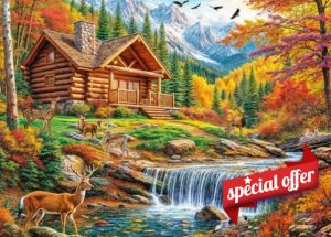 Puzzles 1000 Pieces for Adults jigsaw puzzles for adults 1000 Piece -Forest Deer- 1000 Piece Puzzle Educational Games Beautiful Decoration Puzzle