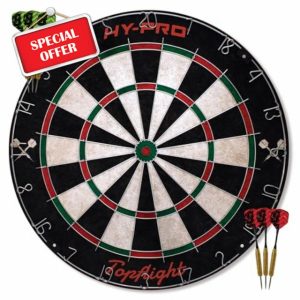 Hy-Pro Topflight Dartboard - Dart Board Set