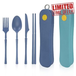 DIYJEP 2 Pack Camping Cutlery Set