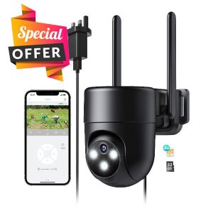 NUASI 4G LTE Security Camera Outdoor