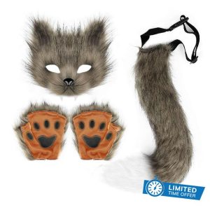 Foxmask And Fluffy Foxtail FoxPaw Set