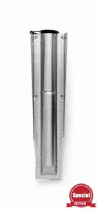 Brabantia 311420 Metal Soil Spear Ground Spike for Essential Rotary Washing Line (35 mm) Solid Anchoring No Concrete