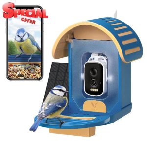 VINGUYS® Bird Feeder Camera Solar Powered