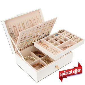 Chelory Jewellery Box Organiser for Women Girls