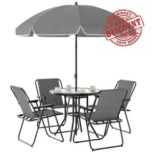 Outsunny 4 Seater Garden Furniture Set