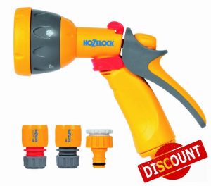HOZELOCK - Multi-Jet Spray Gun Kit ø 12.5mm - 15mm (1/2"- 5/8") : Complete Spray Kit