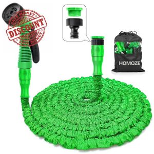 HOMOZE Garden Hose Pipe Expandable Garden Hose with 3/4"