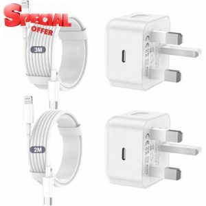iPhone Charger Fast Charge 2Pack Fast Apple Charger Cables 2M&3M iPhone Fast charger with USB C To Lightning Cable for iPhone 14 13 12 11 Pro Max XS XR X 8 7 6 Plus 5