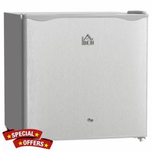 HOMCOM 46 Litre Table Top Mini Fridge with Lock