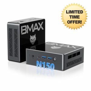 BMAX Mini PC B4Turbo Intel N150 13th Gen Twin Lake (Beat N100/N95