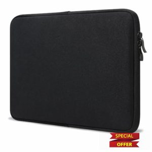ProElife 13-Inch Laptop Sleeve Case for 2025-2022 MacBook Air 13.6 inch M4 M3 M2 (A3240/A3113/A2681) Accessory Traveling Carrying Compact Bag Cover Water-resistant Simple Case (Black)
