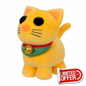 Adopt Me! Collector Plush - Maneki-Neko - Series 4 - Legendary In-Game Stylization Plush - Exclusive Virtual Item Code Included - Toys for Kids Featuring Your Favourite Pet