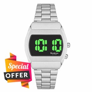 Armitron Sport Retro Digital Chronograph Bracelet Watch