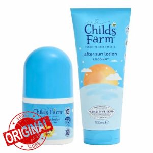 Childs Farm Kids & Baby Sun Lotion Roll-On SPF 50+ (50ml) & After Sun Lotion (100ml) Bundle | UVA & UVB Very High Protection | Extra Water Resistant | Suitable for Dry and Sensitive Ski